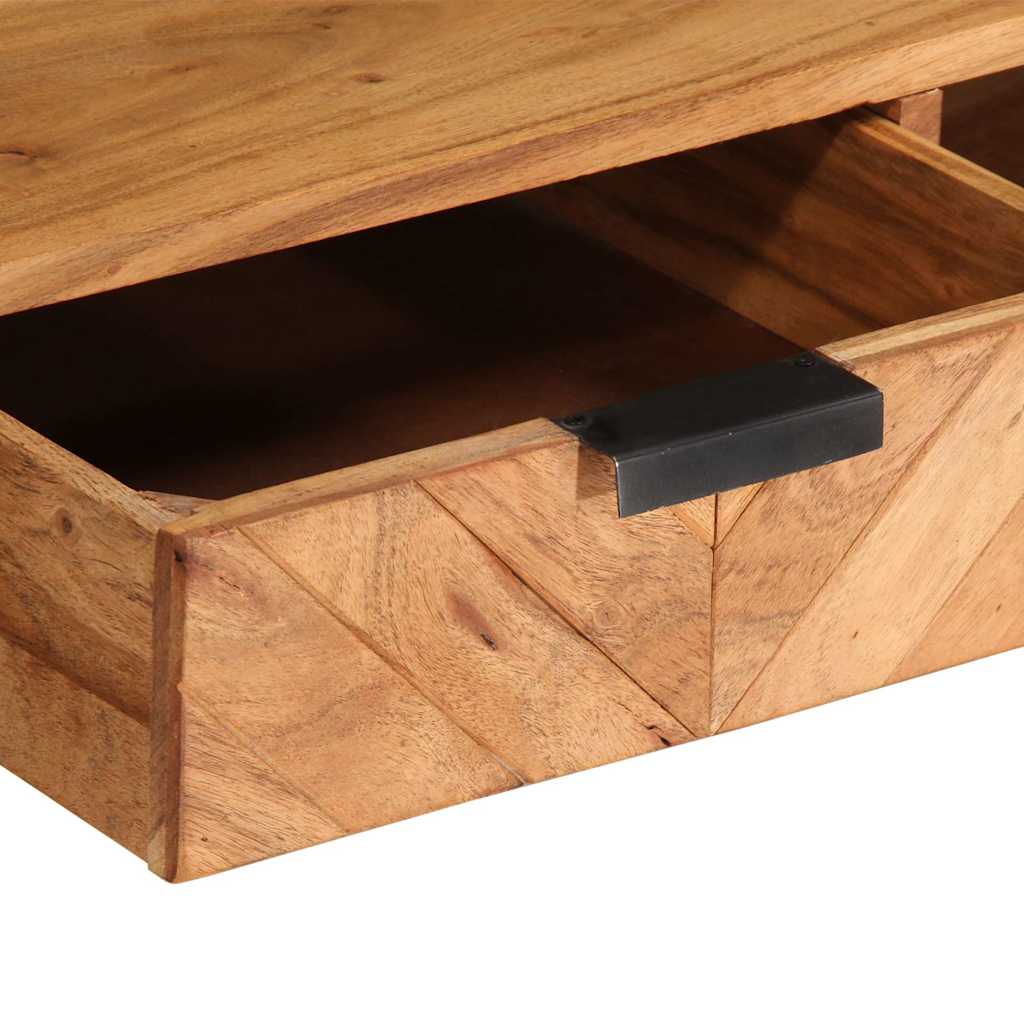 tömör akácfa dohányzóasztal 110 x 55 x 40 cm