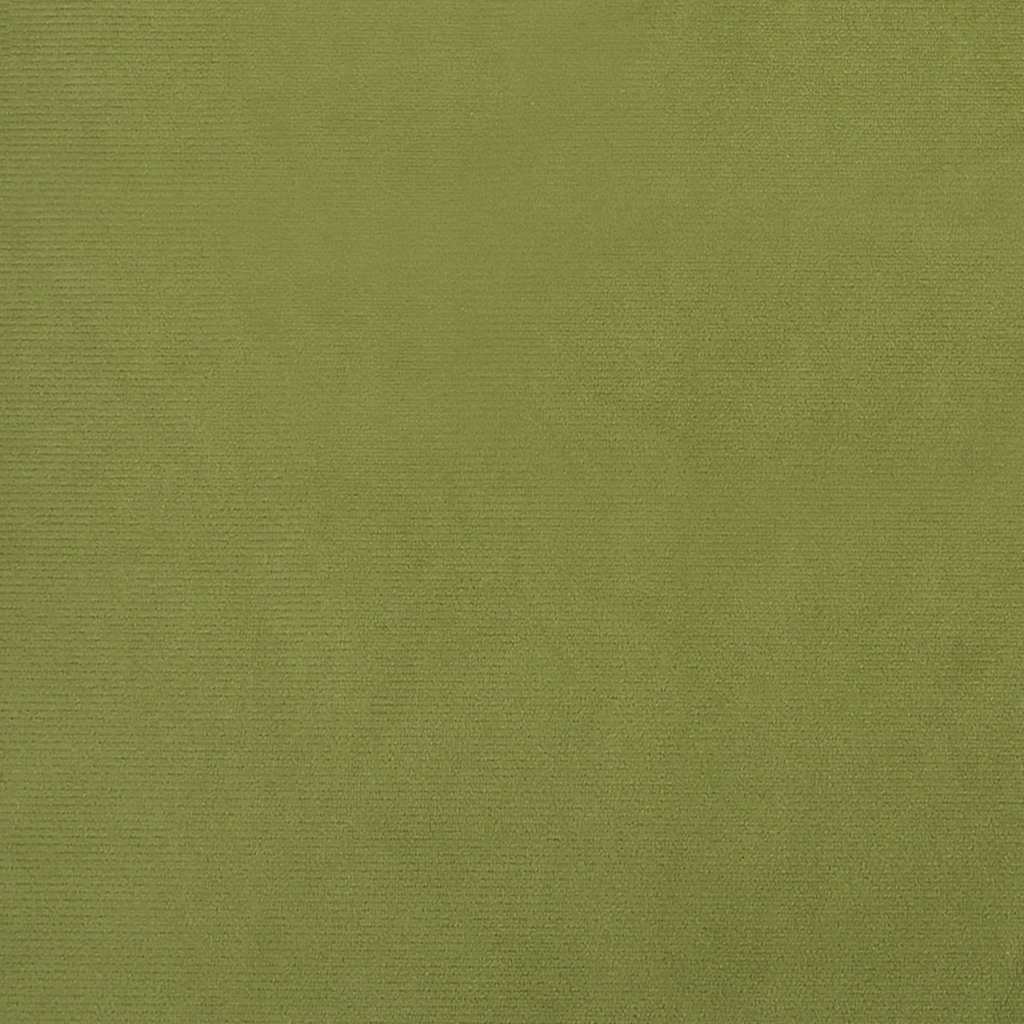 kétszemélyes világoszöld bársony kanapéágy