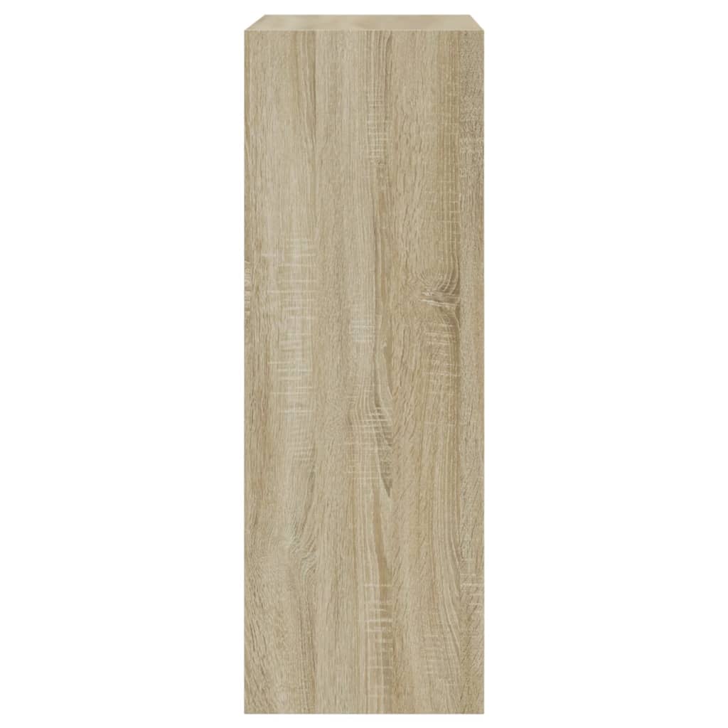sonoma tölgy színű szerelt fa cipőszekrény 60 x 34 x 96,5 cm