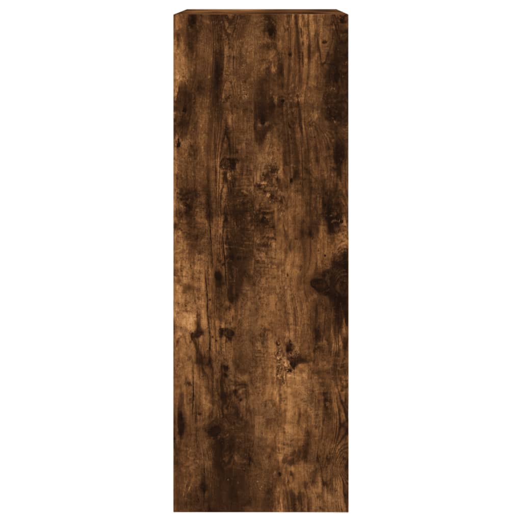 füstös tölgy színű szerelt fa cipőszekrény 60 x 34 x 96,5 cm