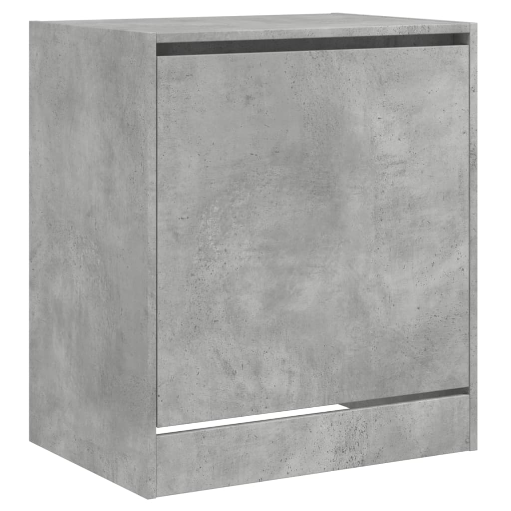 betonszürke szerelt fa cipőszekrény 60 x 42 x 69 cm