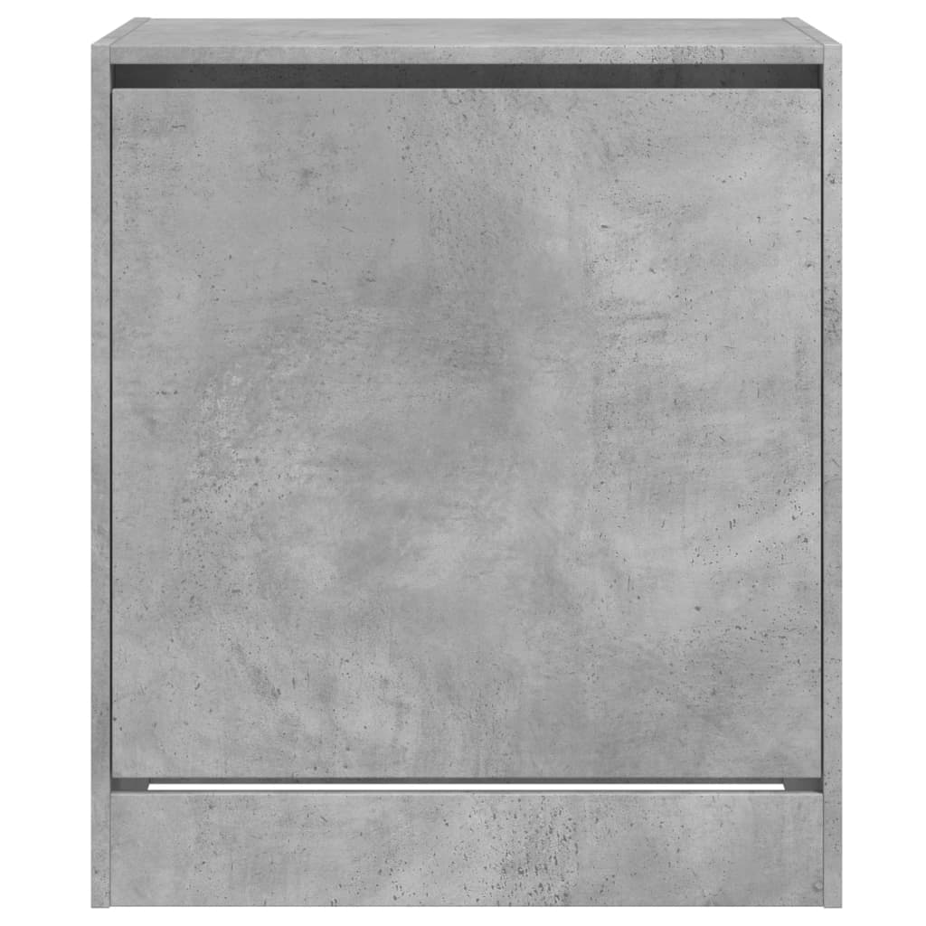 betonszürke szerelt fa cipőszekrény 60 x 42 x 69 cm