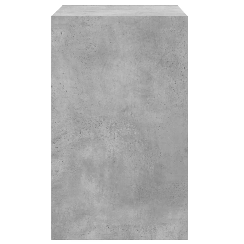 betonszürke szerelt fa cipőszekrény 60 x 42 x 69 cm