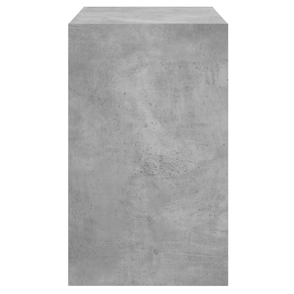 betonszürke szerelt fa cipőszekrény 80x42x69 cm
