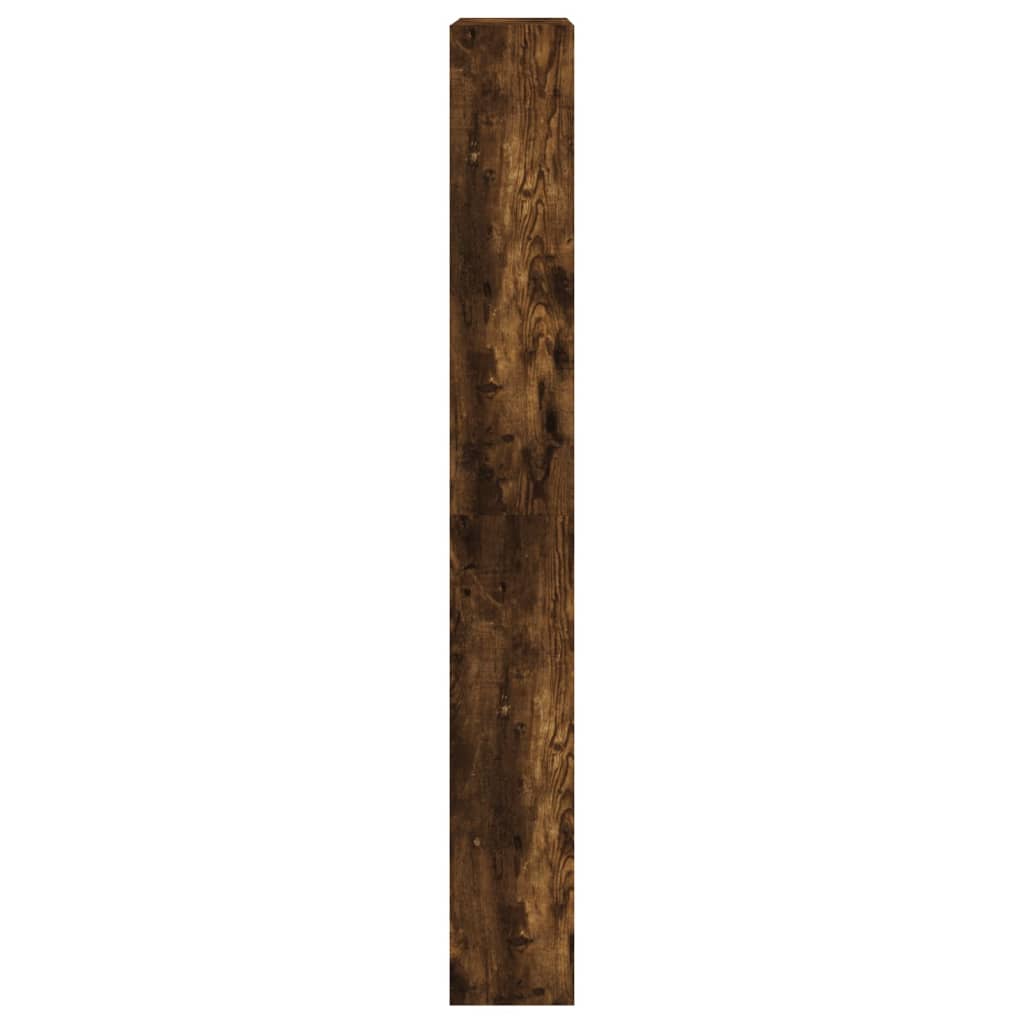 füstös tölgy cipőszekrény 4 kihajtható fiókkal 80x21x163,5 cm