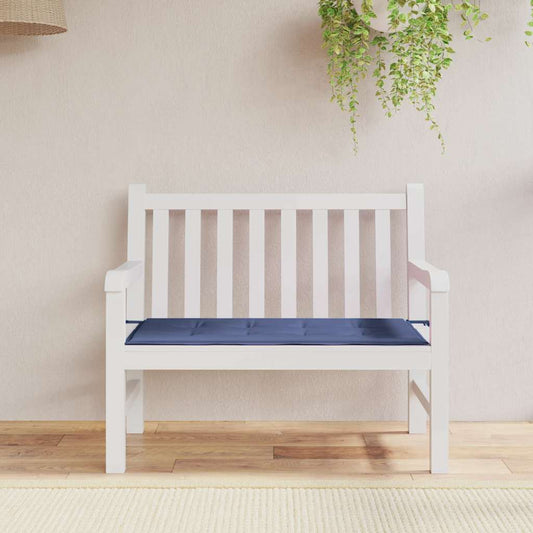 tengerészkék oxford szövet kerti padpárna 120x50x3 cm