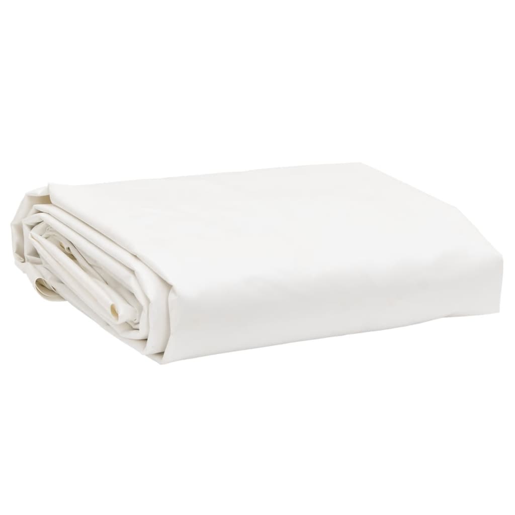 fehér ponyva 1,5 x 2,5 m 650 g/m²