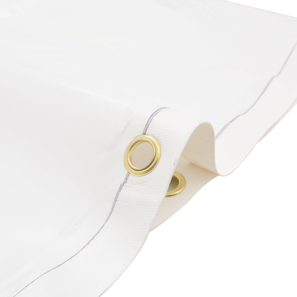 fehér ponyva 1,5 x 2,5 m 650 g/m²