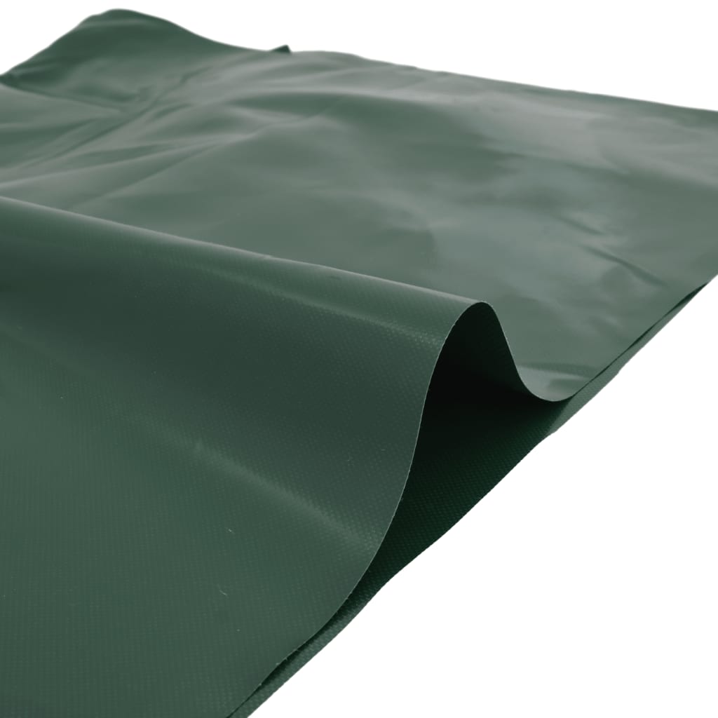 zöld ponyva 1,5 x 20 m 650 g/m²
