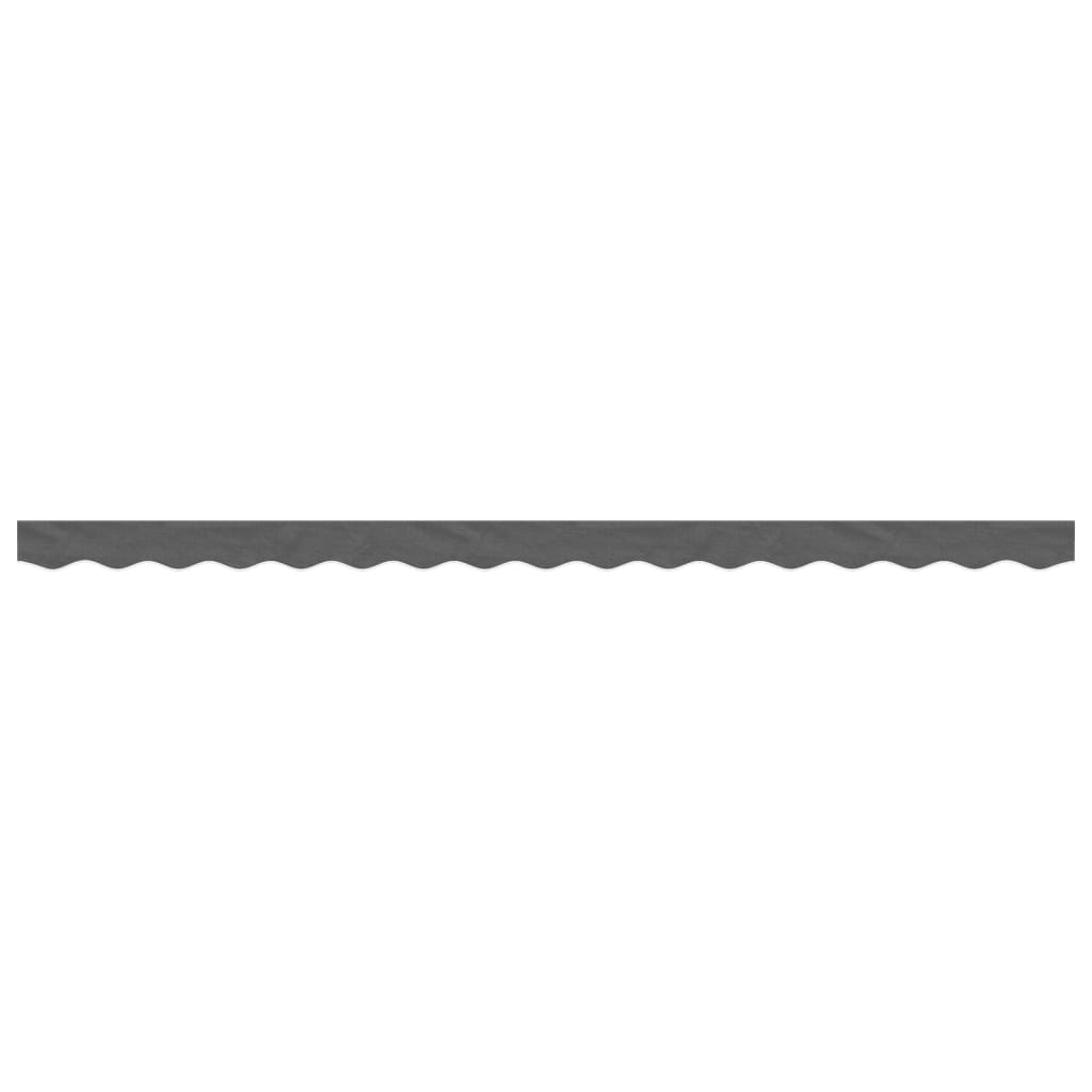 antracitszürke csíkos pótszövet napellenzőszegélyhez 4 m