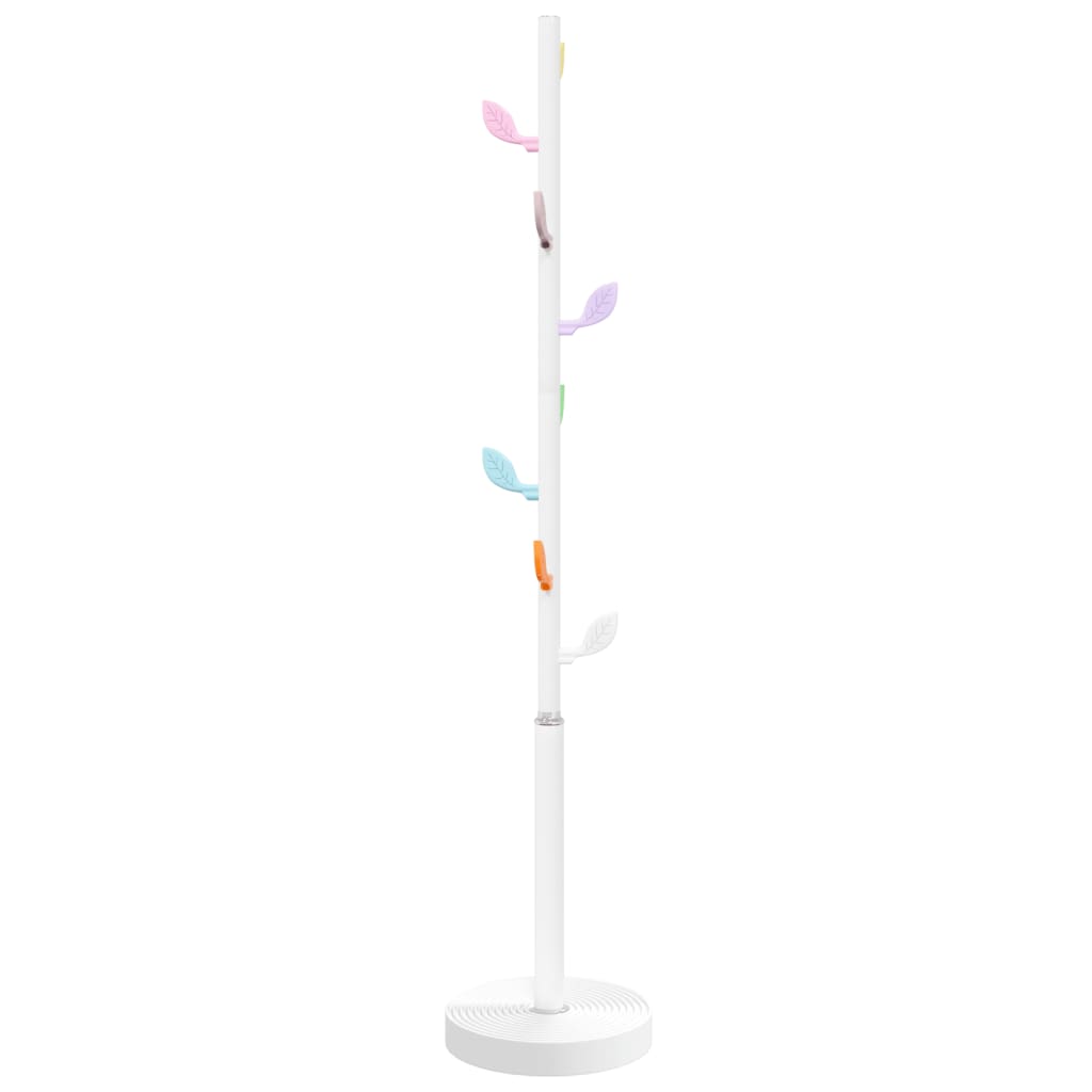 fehér porszórt vas ruhafogas 172 cm