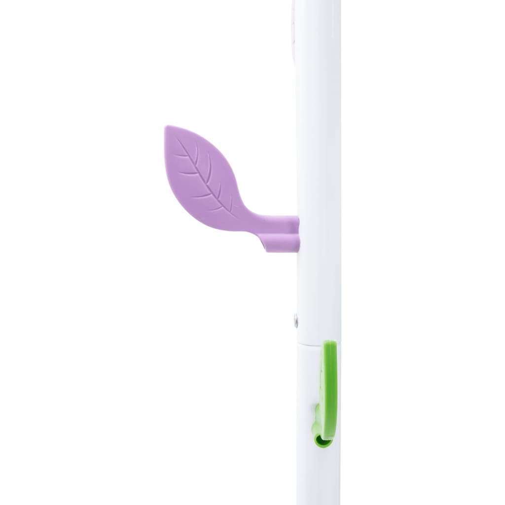 fehér porszórt vas ruhafogas 172 cm