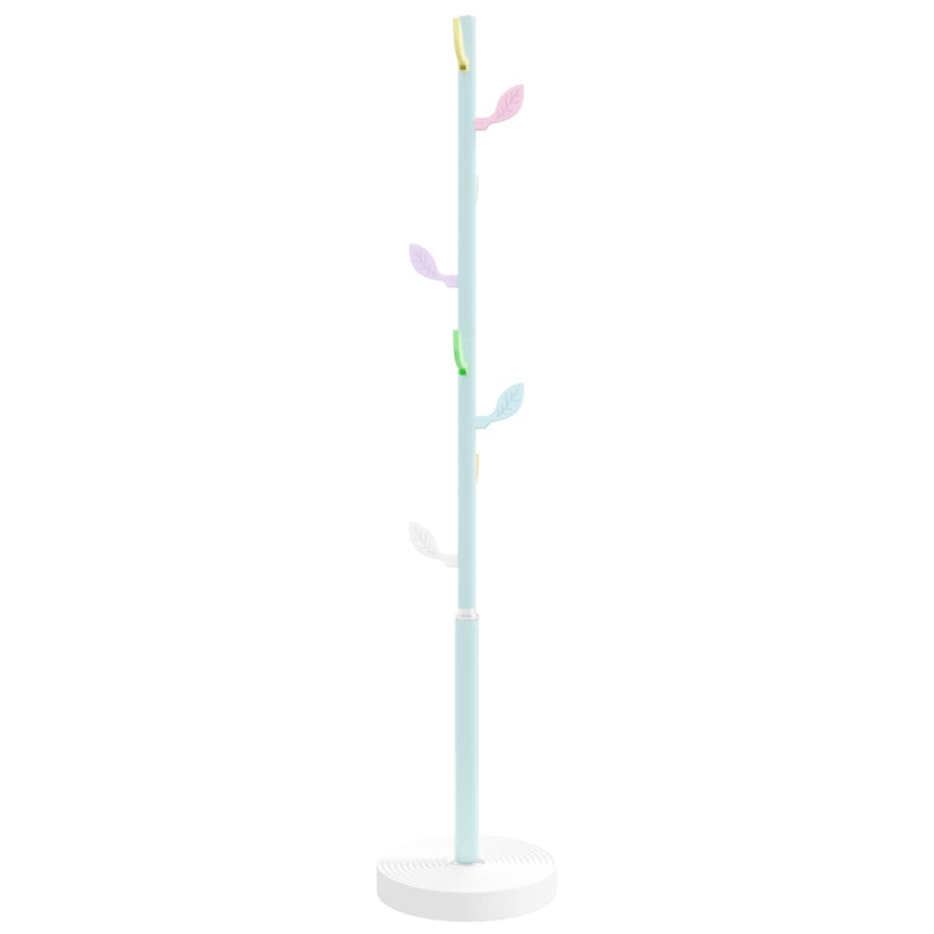 kék porszórt vas ruhafogas 172 cm