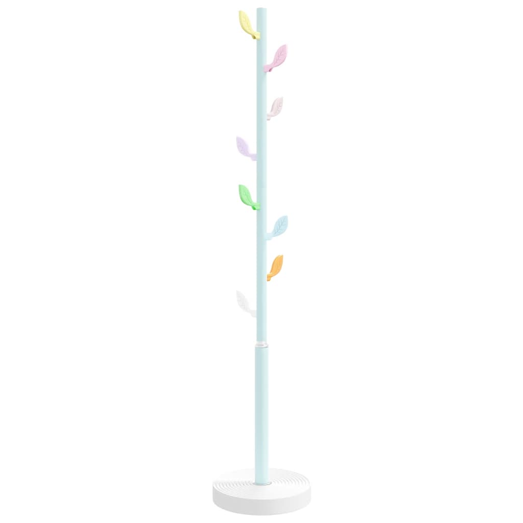 kék porszórt vas ruhafogas 172 cm