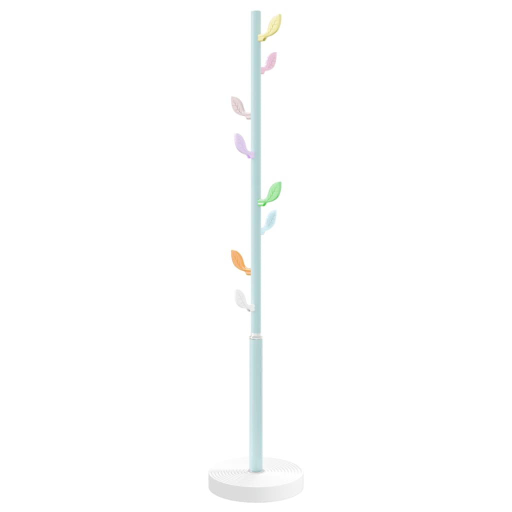 kék porszórt vas ruhafogas 172 cm