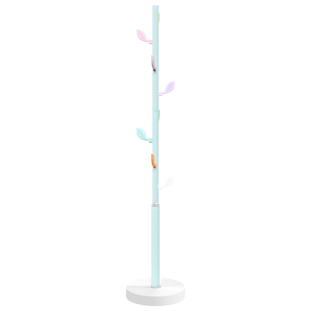 kék porszórt vas ruhafogas 172 cm