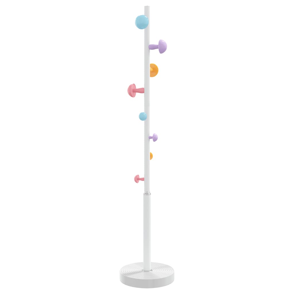 fehér porszórt vas ruhafogas 172 cm