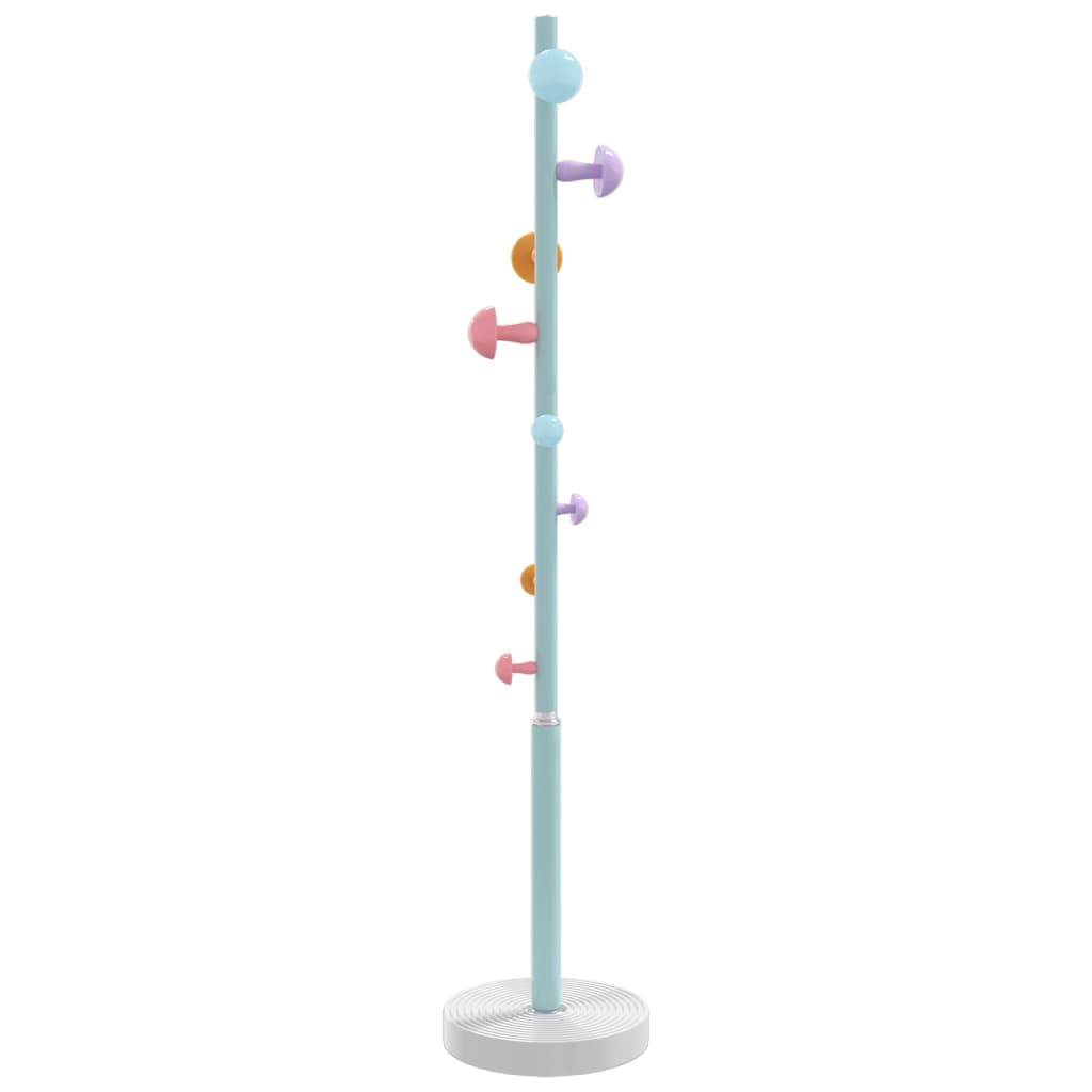 kék porszórt vas ruhafogas 172 cm