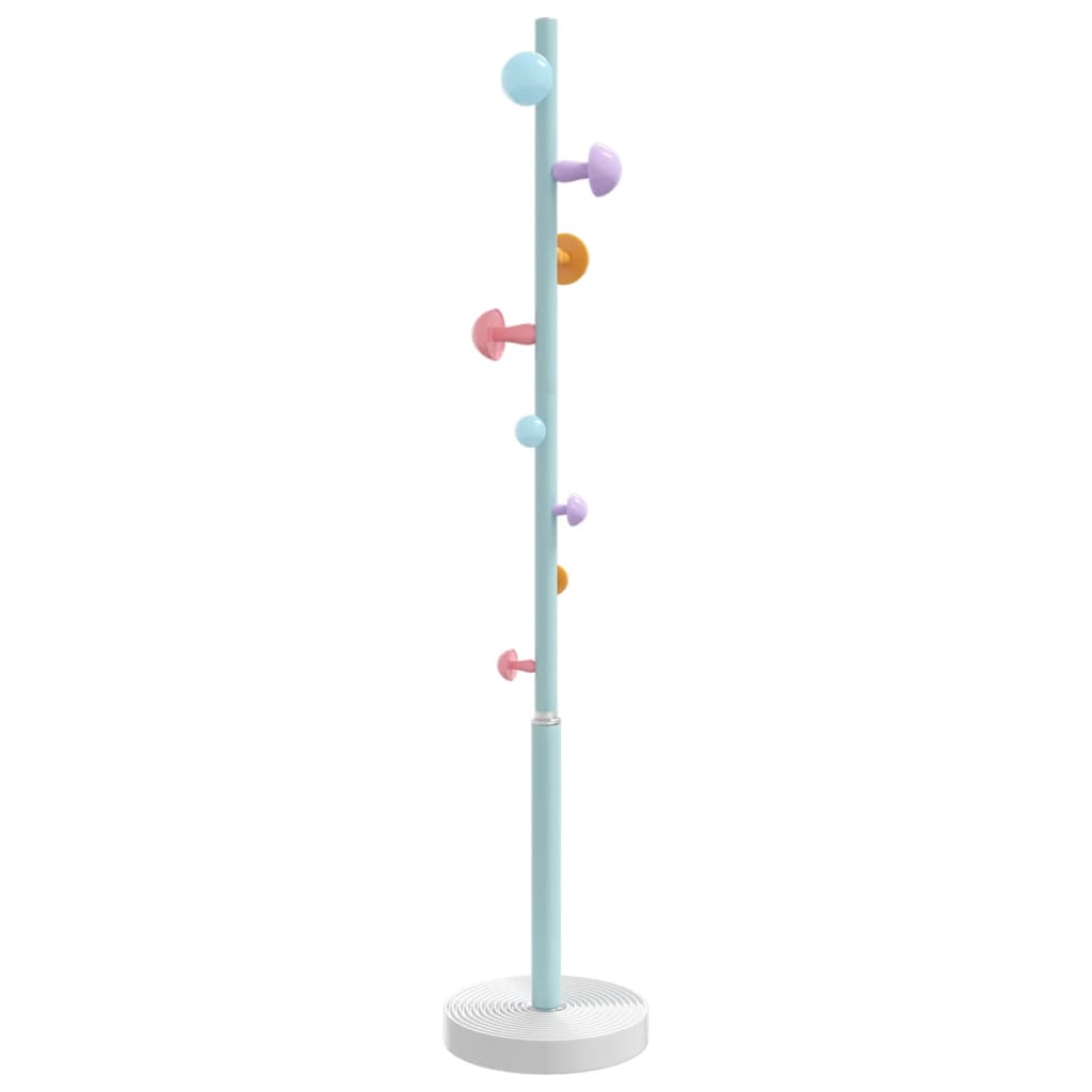 kék porszórt vas ruhafogas 172 cm