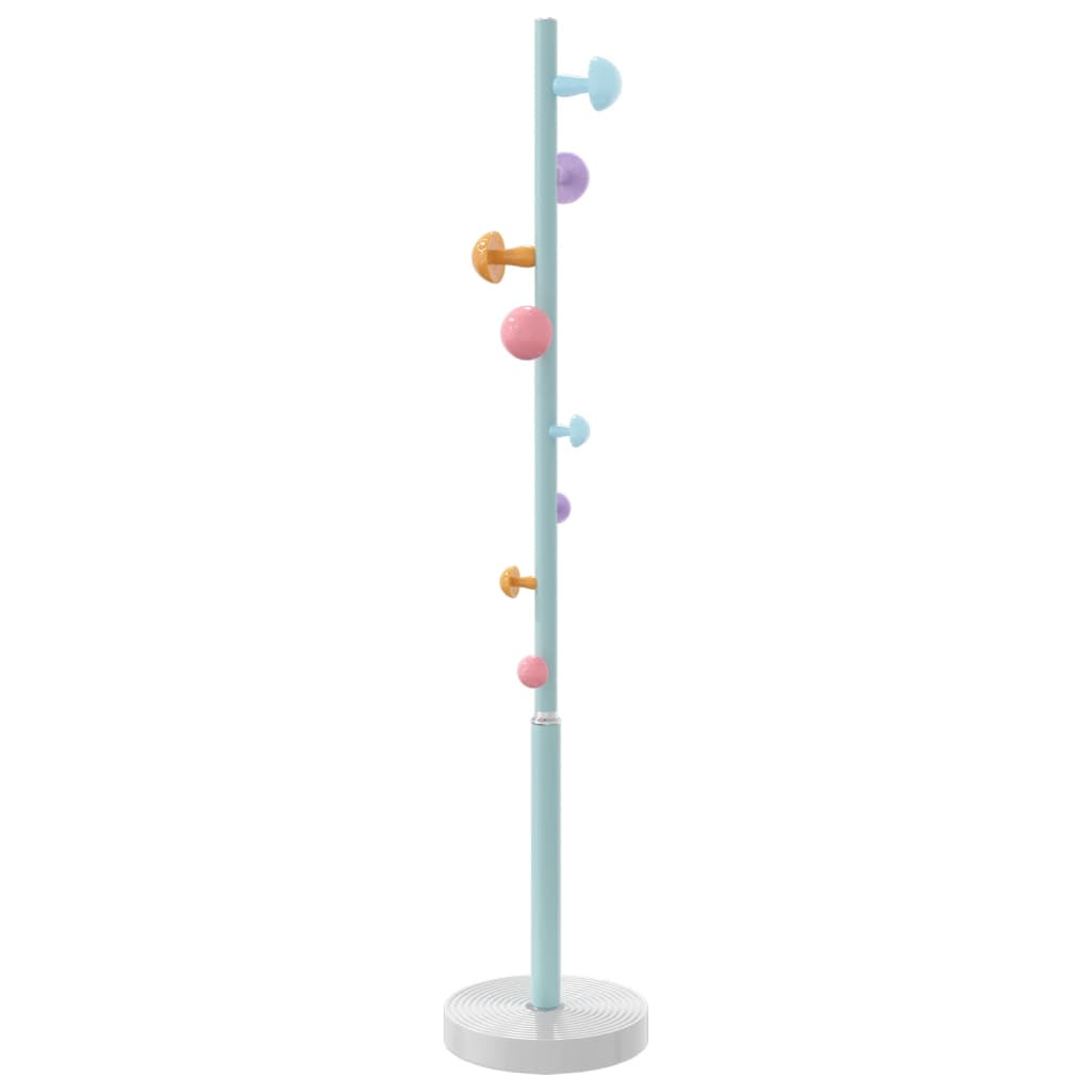 kék porszórt vas ruhafogas 172 cm