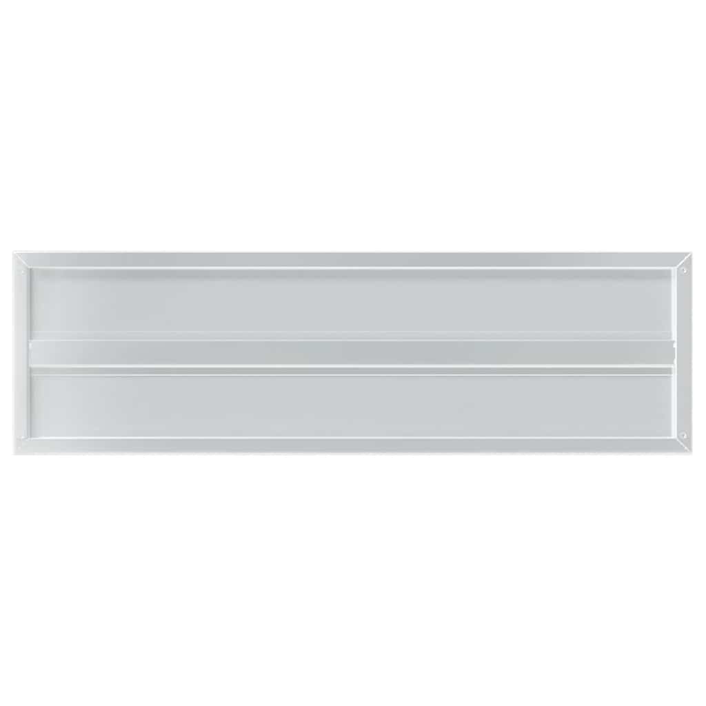 2 db ezüstszínű rozsdamentes acél fali polc 100 x 30 cm
