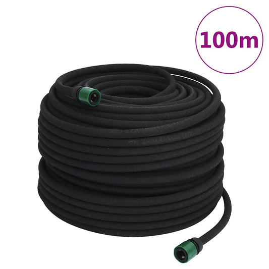fekete gumi kerti esőztető tömlő 0,6" 100 m