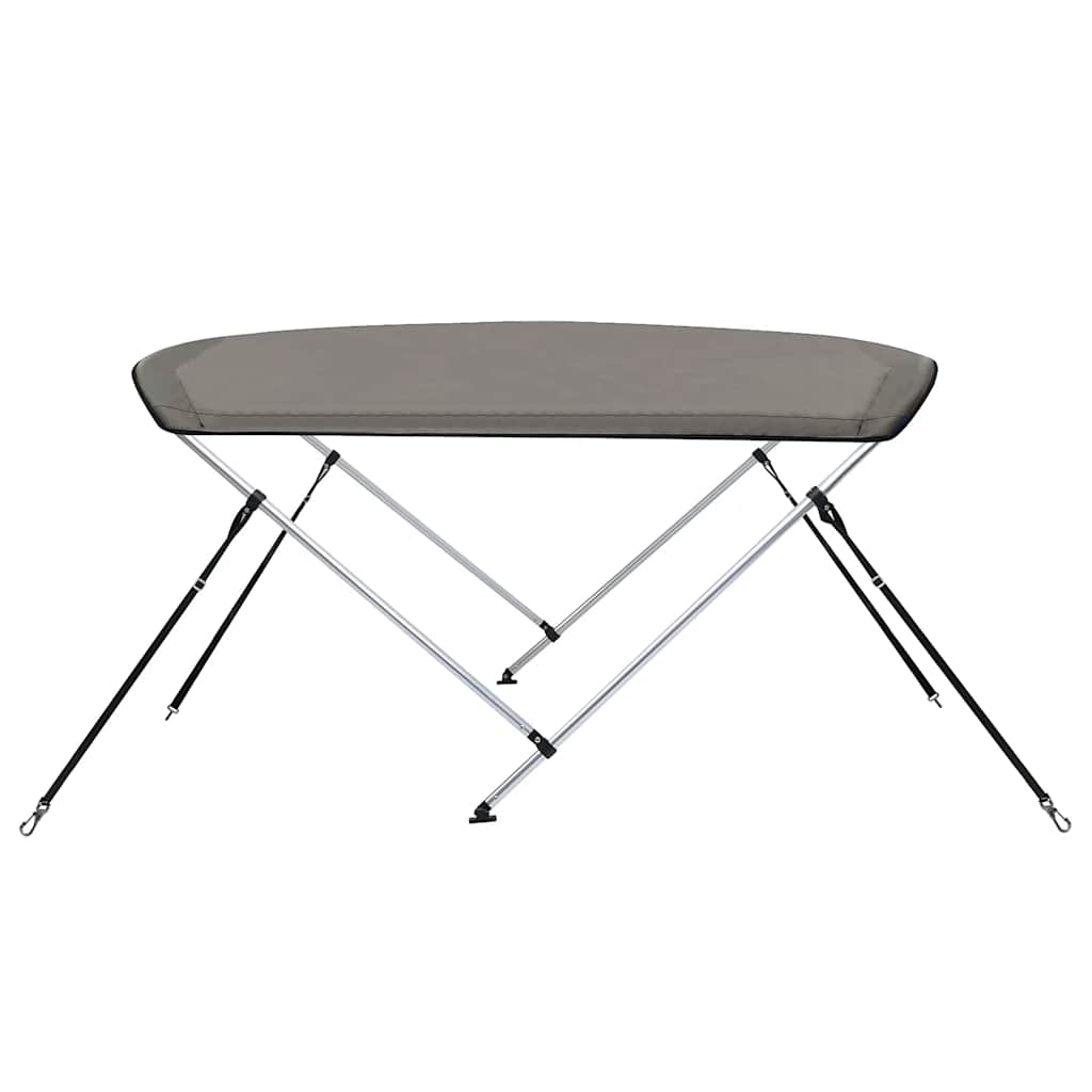 szürke kétágú bimini tető 150 x 120 x 110 cm