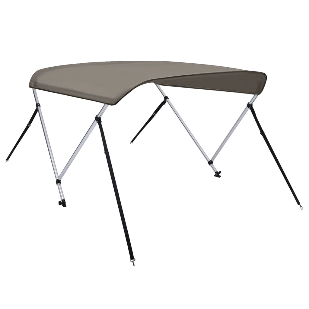 szürke kétágú bimini tető 180 x 130 x 110 cm