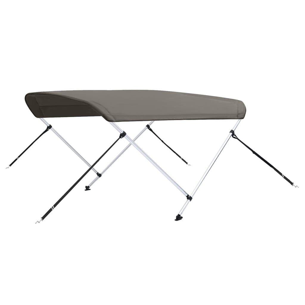 szürke kétágú bimini tető 180 x 130 x 110 cm