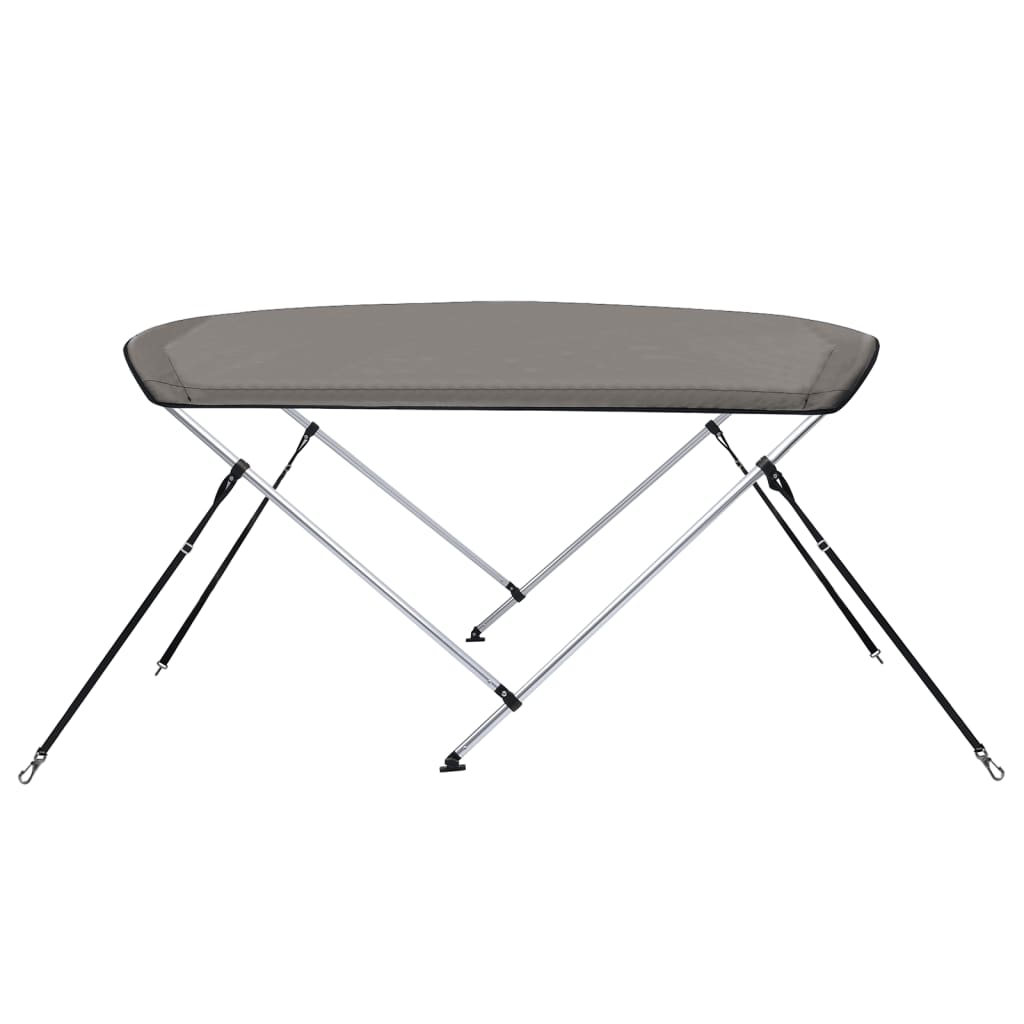 szürke kétágú bimini tető 180 x 150 x 110 cm