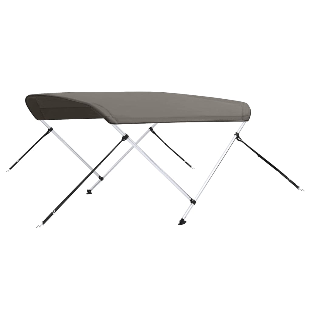szürke kétágú bimini tető 180 x 150 x 110 cm