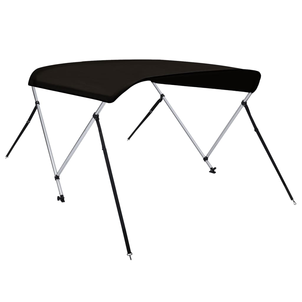 fekete kétágú bimini tető 150 x 120 x 110 cm