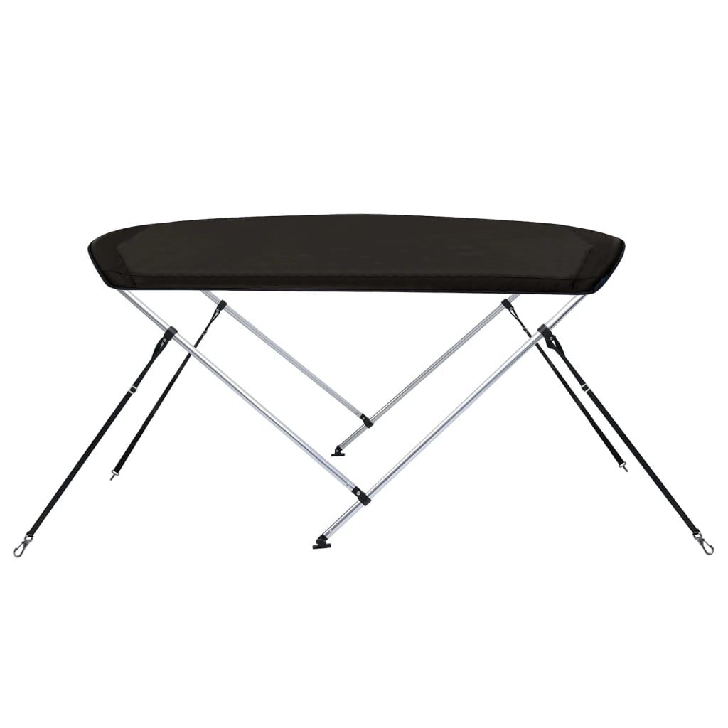 fekete kétágú bimini tető 150 x 120 x 110 cm