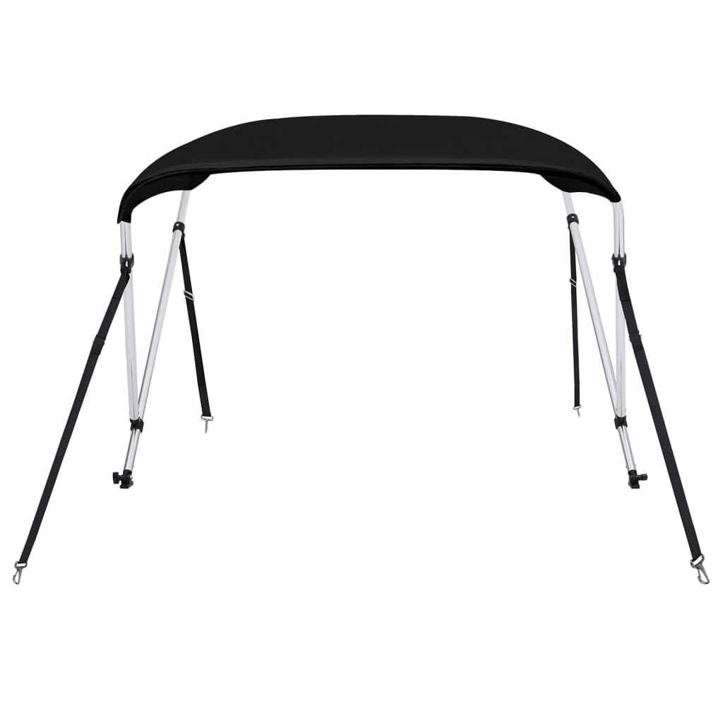 fekete kétágú bimini tető 180 x 130 x 110 cm