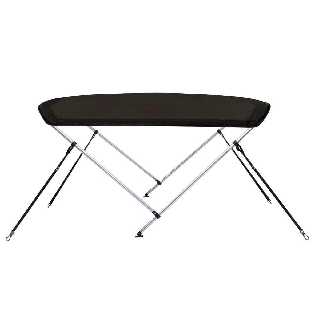 fekete kétágú bimini tető 180 x 130 x 110 cm