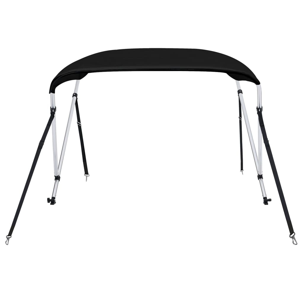fekete kétágú bimini tető 180 x 150 x 110 cm