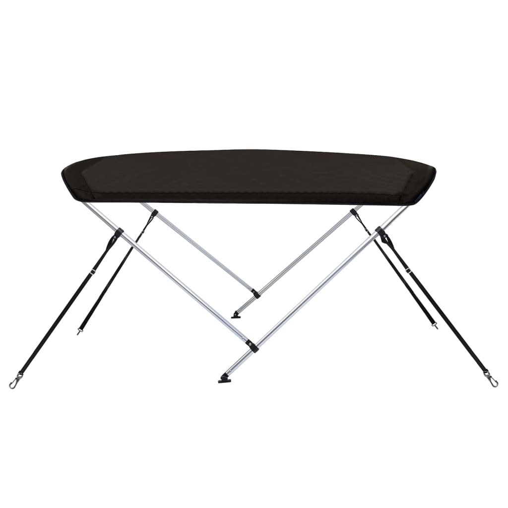 fekete kétágú bimini tető 180 x 150 x 110 cm