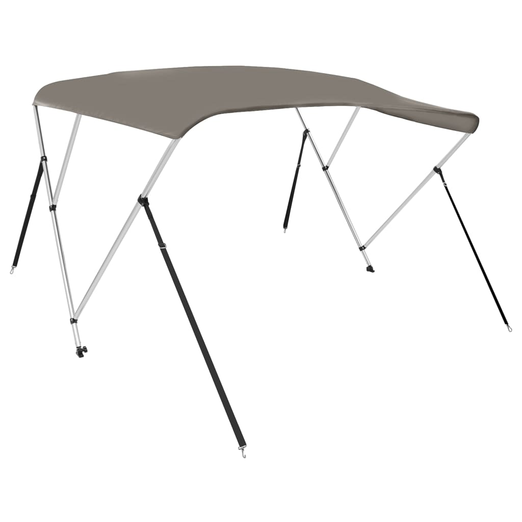 szürke háromágú bimini tető 183 x 140 x 137 cm