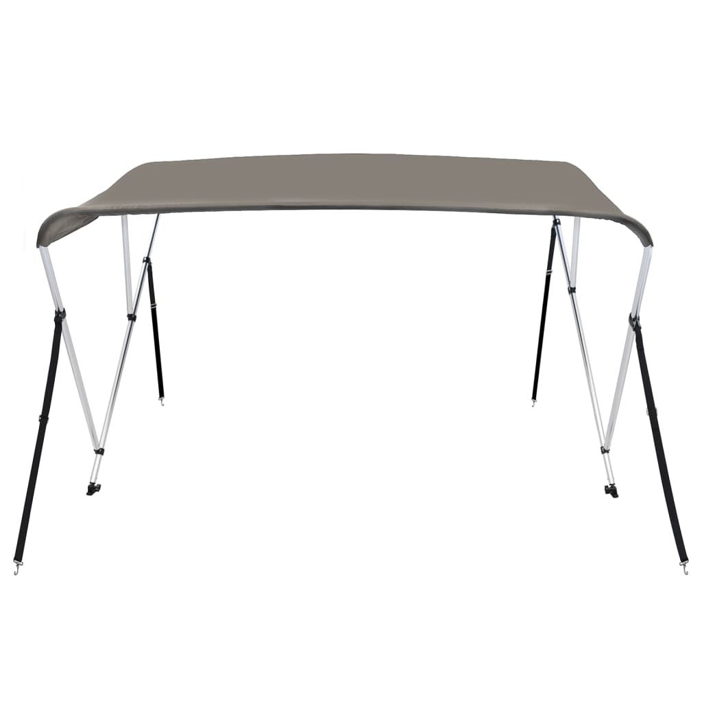szürke háromágú bimini tető 183 x 160 x 137 cm