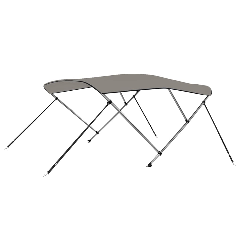 szürke háromágú bimini tető 183 x 160 x 137 cm