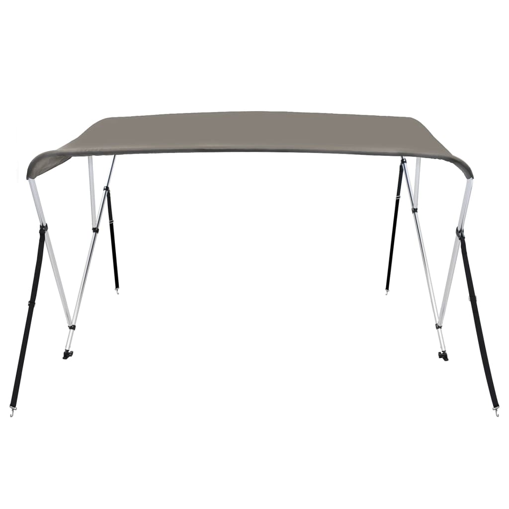 szürke háromágú bimini tető 183 x 196 x 137 cm
