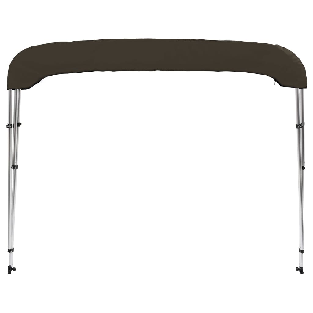 fekete háromágú bimini tető 183 x 140 x 137 cm