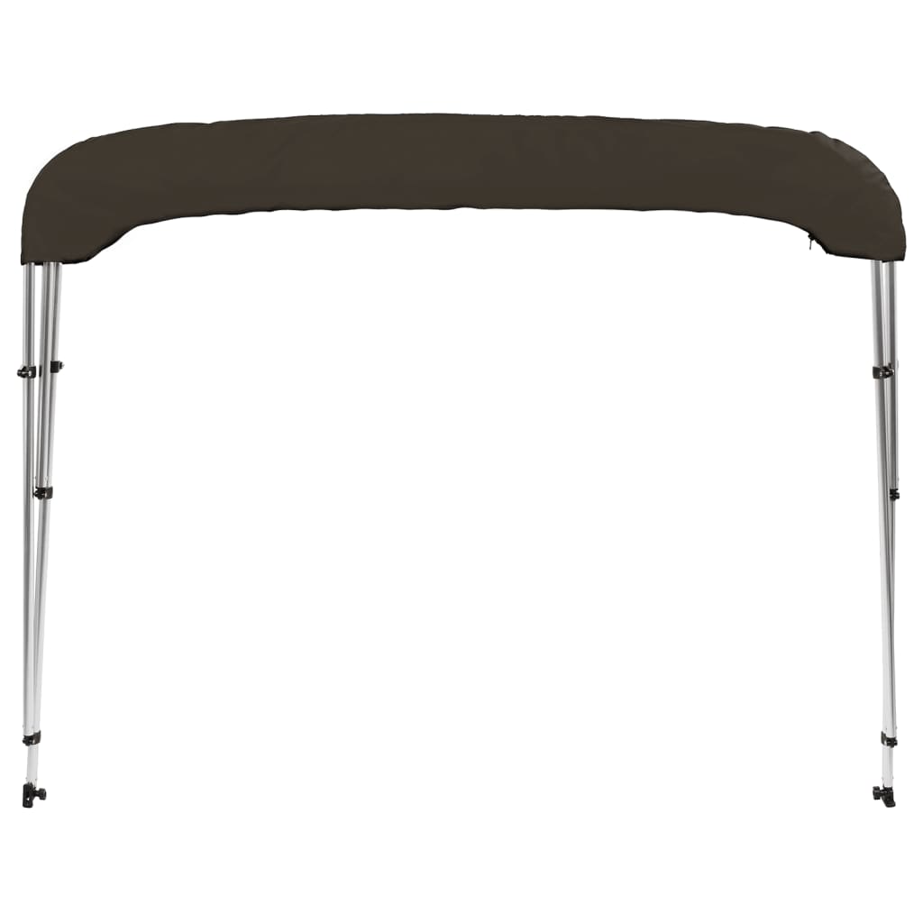 fekete háromágú bimini tető 183 x 196 x 137 cm