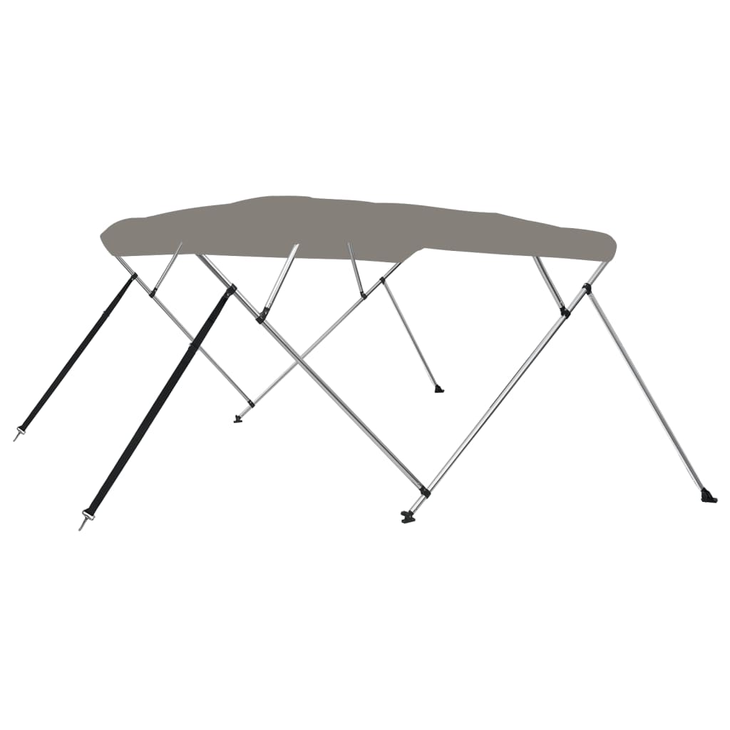 szürke négyágú bimini tető 243 x 244 x 137 cm