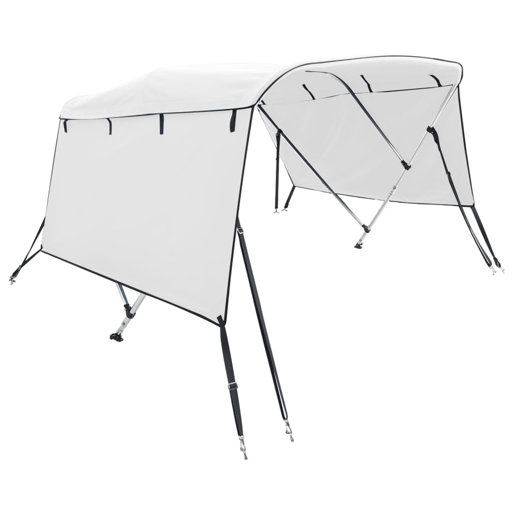 háromágú bimini tető oldalfalakkal 183 x (154-167) x 137 cm