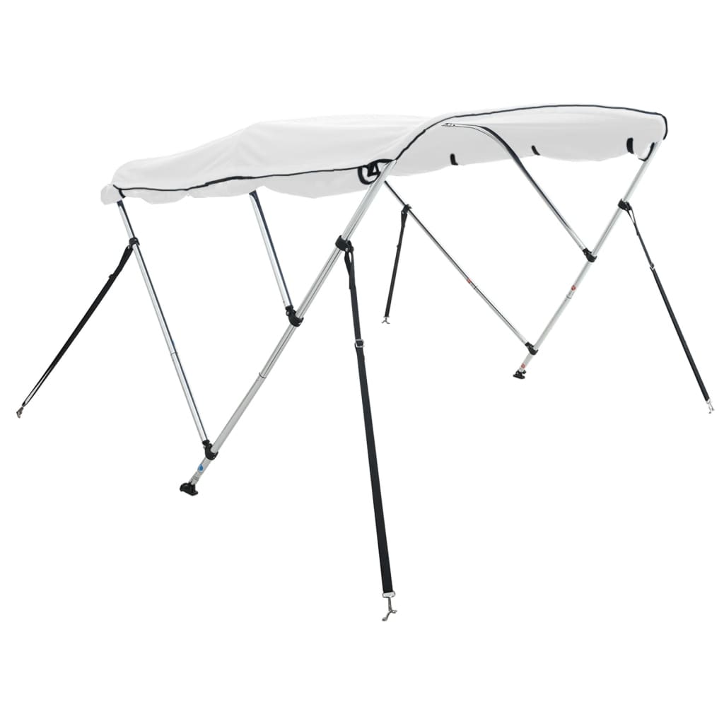 háromágú bimini tető oldalfalakkal 183 x (185-198) x 137 cm