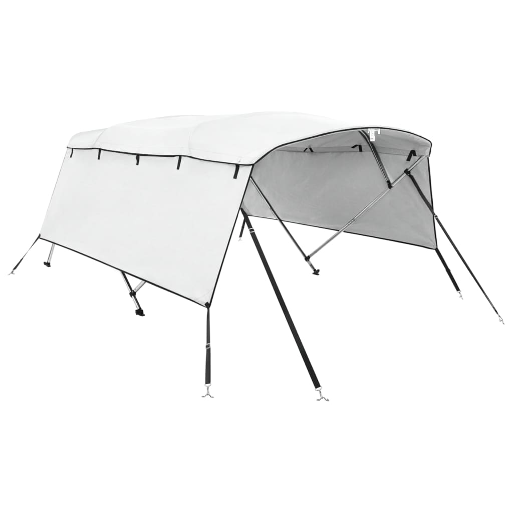 négyágú bimini tető oldalfalakkal 243 x (230-244) x 137 cm