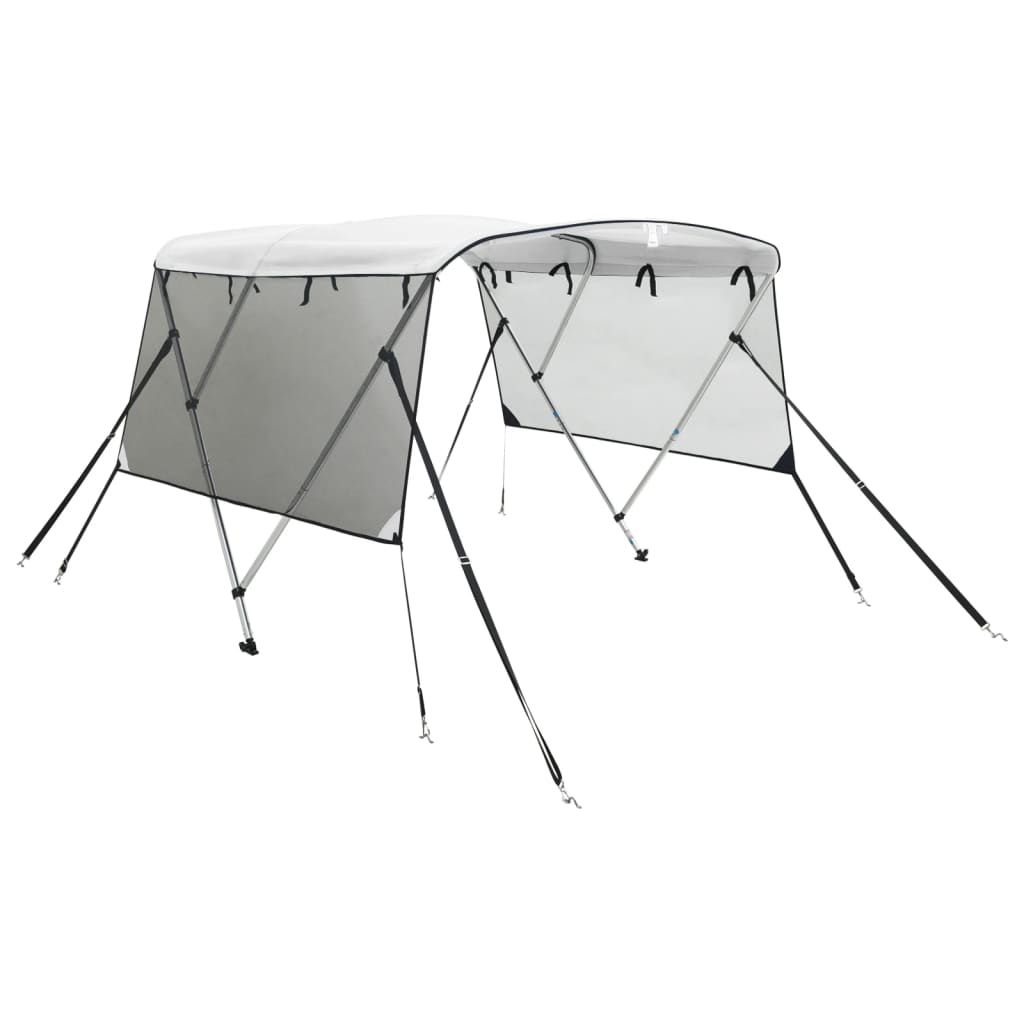 háromágú bimini tető hálós oldalfalakkal 183x(137-152)x137 cm