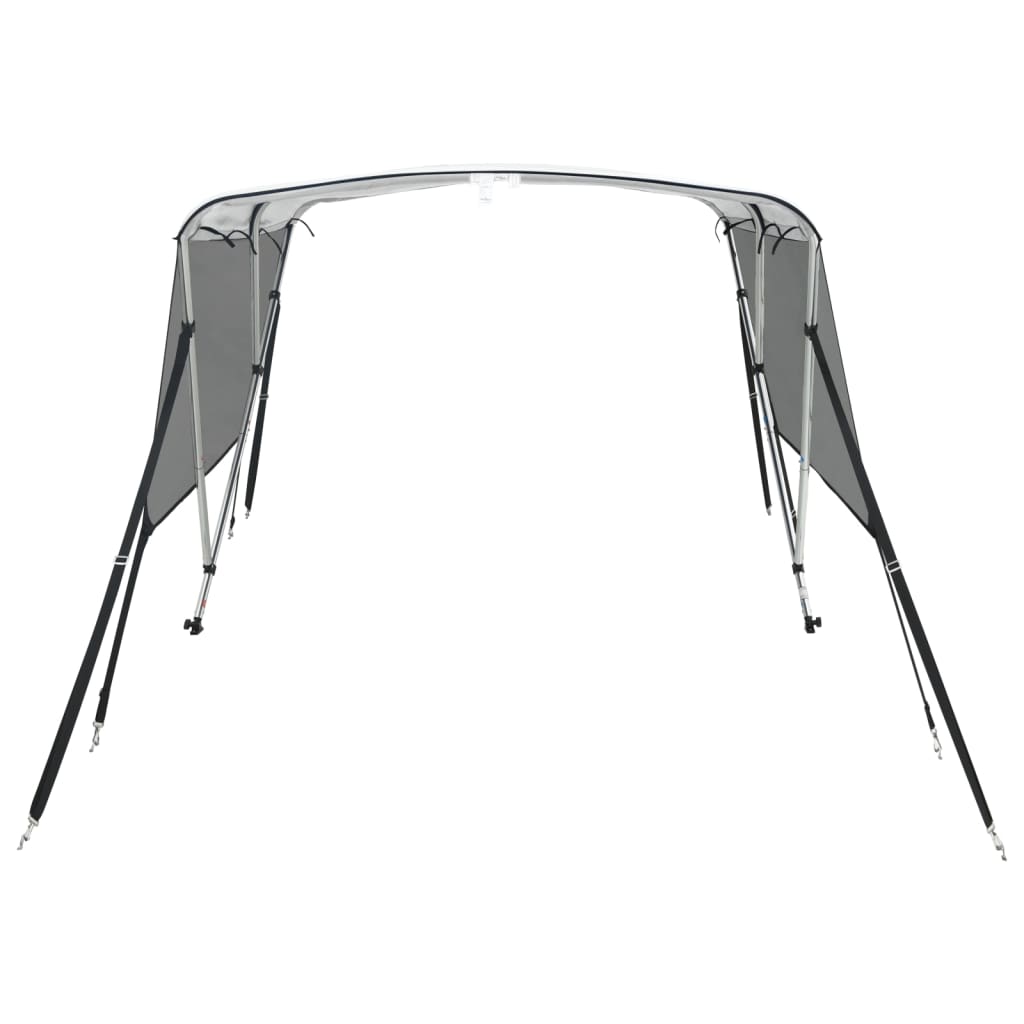 háromágú bimini tető hálós oldalfalakkal 183x(137-152)x137 cm