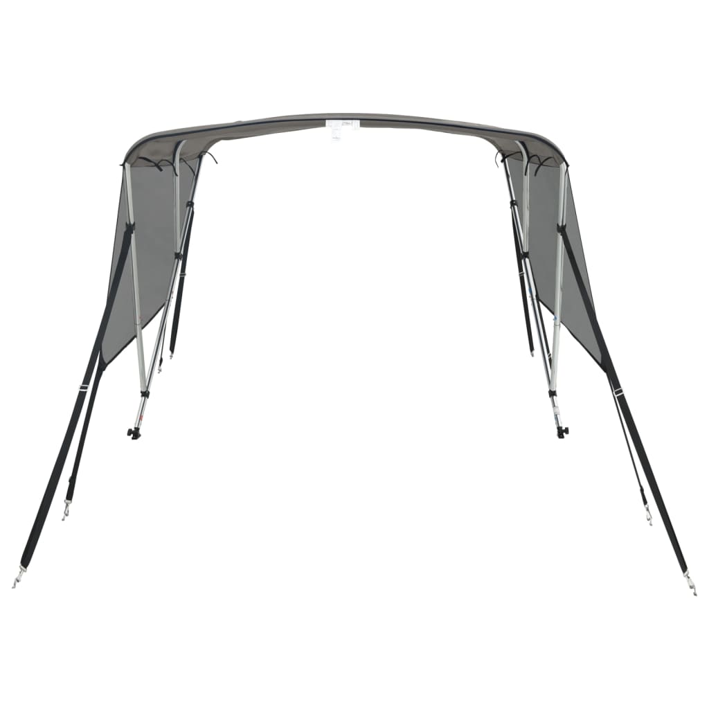 háromágú bimini tető hálós oldalfalakkal 183x(137-152)x137 cm